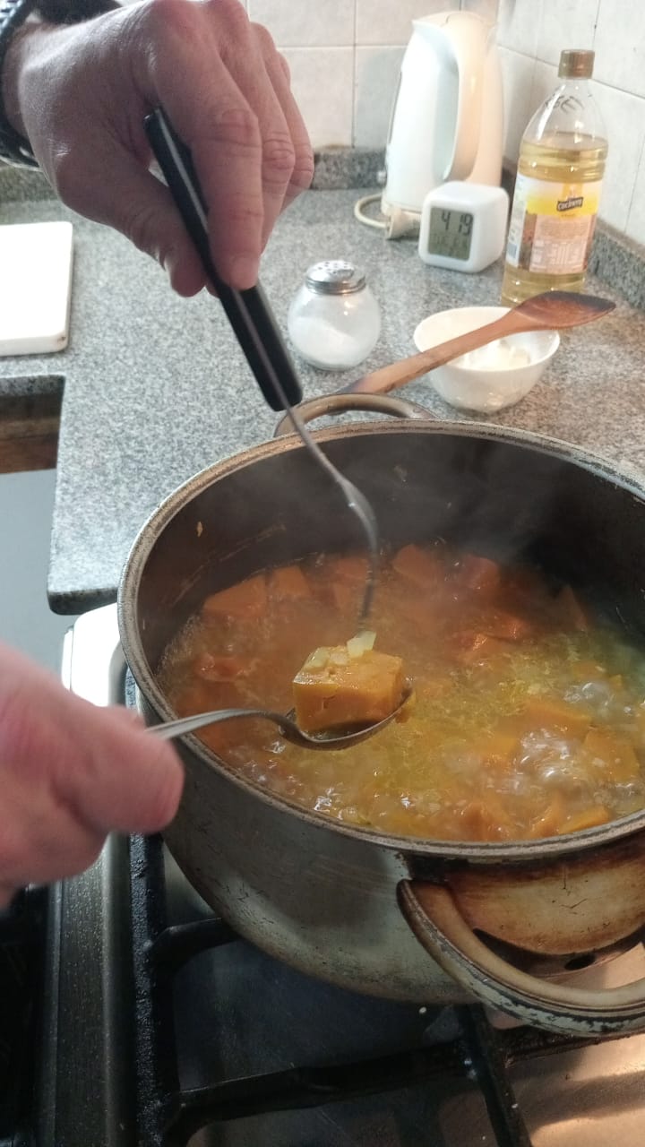 Paso 36 de Sopa de zapallo