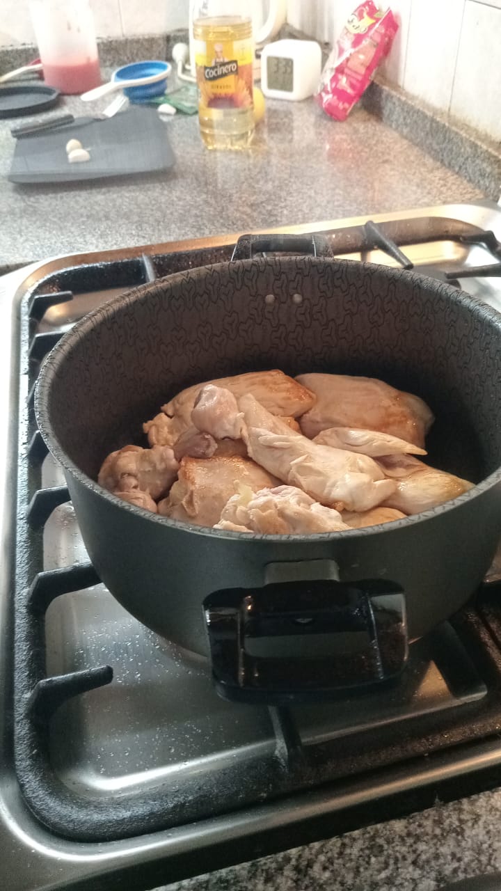 Paso 7 de Arroz con pollo