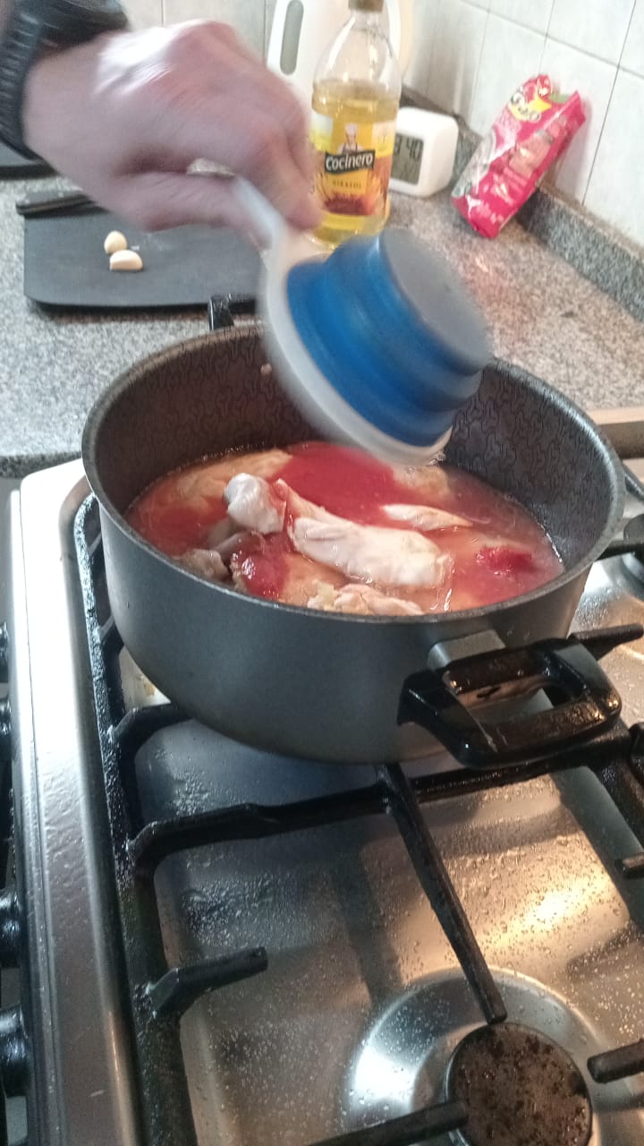 Paso 10 de Arroz con pollo