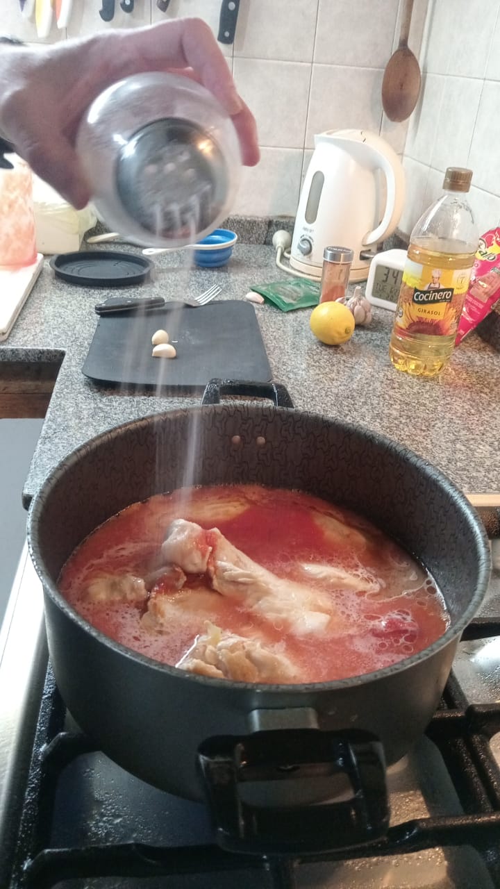Paso 11 de Arroz con pollo