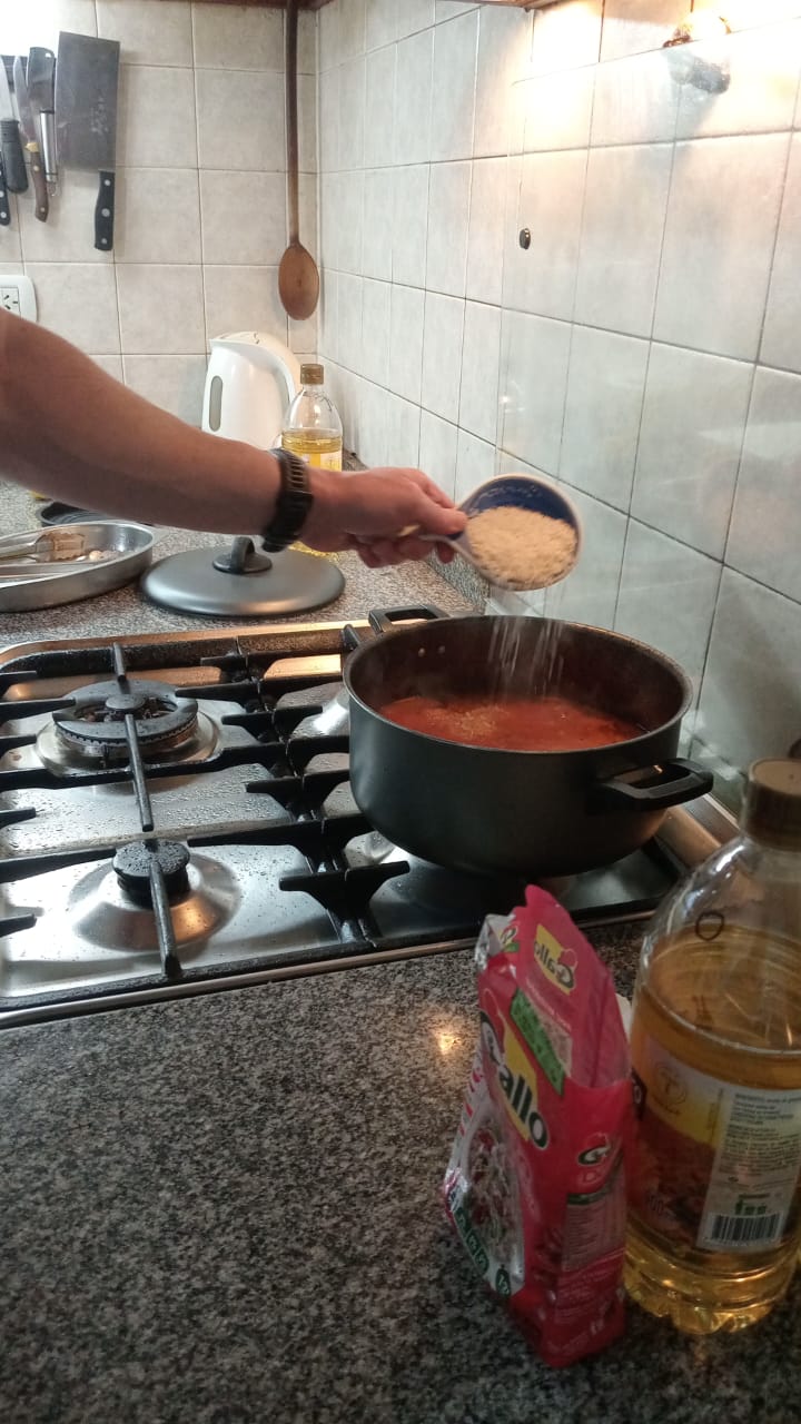 Paso 17 de Arroz con pollo